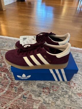 Women’s adidas Spezial Suede Sneakers in Burgundy